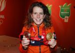 Schiphol 21 februari 2022
De olympische sporters en medaille winnaars komen terug uit Peking en worden gehuldigd in het Hilton Hotel. Ireen Wust