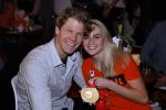 Schiphol 21 februari 2022
De olympische sporters en medaille winnaars komen terug uit Peking en worden gehuldigd in het Hilton Hotel. Irene Schouten met partner vriend Verloofde Dirkjan Mak