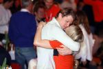 Schiphol 21 februari 2022
De olympische sporters en medaille winnaars komen terug uit Peking en worden gehuldigd in het Hilton Hotel. Irene Schouten met partner vriend Verloofde Dirkjan Mak
