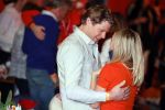 Schiphol 21 februari 2022
De olympische sporters en medaille winnaars komen terug uit Peking en worden gehuldigd in het Hilton Hotel. Irene Schouten met partner vriend Verloofde Dirkjan Mak