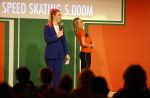 Schiphol 21 februari 2022
De olympische sporters en medaille winnaars komen terug uit Peking en worden gehuldigd in het Hilton Hotel. Irene Schouten