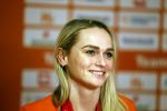 Schiphol 21 februari 2022
De olympische sporters en medaille winnaars komen terug uit Peking en worden gehuldigd in het Hilton Hotel. Irene Schouten