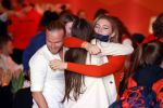 Schiphol 21 februari 2022
De olympische sporters en medaille winnaars komen terug uit Peking en worden gehuldigd in het Hilton Hotel. Jutta v Leerdam en vriendinnen