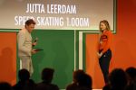 Schiphol 21 februari 2022
De olympische sporters en medaille winnaars komen terug uit Peking en worden gehuldigd in het Hilton Hotel. Jutta v leerdam met vader