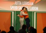 Schiphol 21 februari 2022
De olympische sporters en medaille winnaars komen terug uit Peking en worden gehuldigd in het Hilton Hotel. Jutta v leerdam met vader
