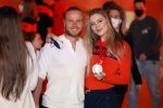 Schiphol 21 februari 2022
De olympische sporters en medaille winnaars komen terug uit Peking en worden gehuldigd in het Hilton Hotel. Jutta v Leerdam met vriend Koen Verweij