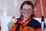 Schiphol 21 februari 2022
De olympische sporters en medaille winnaars komen terug uit Peking en worden gehuldigd in het Hilton Hotel. Kimberley Bos