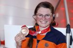 Schiphol 21 februari 2022
De olympische sporters en medaille winnaars komen terug uit Peking en worden gehuldigd in het Hilton Hotel. Kimberley Bos