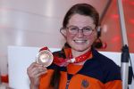 Schiphol 21 februari 2022
De olympische sporters en medaille winnaars komen terug uit Peking en worden gehuldigd in het Hilton Hotel. Kimberley Bos