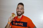 Schiphol 21 februari 2022
De olympische sporters en medaille winnaars komen terug uit Peking en worden gehuldigd in het Hilton Hotel. Kjeld Nuis