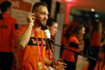 Schiphol 21 februari 2022
De olympische sporters en medaille winnaars komen terug uit Peking en worden gehuldigd in het Hilton Hotel.