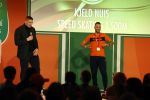 Schiphol 21 februari 2022
De olympische sporters en medaille winnaars komen terug uit Peking en worden gehuldigd in het Hilton Hotel. Kjeld Nuis en Rico Verhoeven