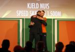 Schiphol 21 februari 2022
De olympische sporters en medaille winnaars komen terug uit Peking en worden gehuldigd in het Hilton Hotel. Kjeld Nuis en Rico Verhoeven