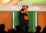 Schiphol 21 februari 2022
De olympische sporters en medaille winnaars komen terug uit Peking en worden gehuldigd in het Hilton Hotel. Kjeld Nuis en Rico Verhoeven
