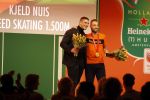 Schiphol 21 februari 2022
De olympische sporters en medaille winnaars komen terug uit Peking en worden gehuldigd in het Hilton Hotel. Kjeld Nuis en Rico Verhoeven