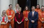 Den Haag 22 februari 2022
De nederlandse medaille winnaars zijn te gast bij Koning Willem Alexander en Koningin Maxima op paleis Noordeinde. Aanwezig oa Irene Schouten Suzanne Schulting Ireen Wust Thomas Krol Antoinette de Jong Marijke Groenewoud Selma Poutsma Yara v kerkhof Xandra Velzeboer Kimberley Bos Patrick Roest en Kjeld Nuis