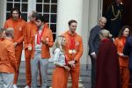Den Haag 22 februari 2022
De nederlandse medaille winnaars zijn te gast bij Koning Willem Alexander en Koningin Maxima op paleis Noordeinde. Aanwezig oa Irene Schouten Suzanne Schulting Ireen Wust Thomas Krol Antoinette de Jong Marijke Groenewoud Selma Poutsma Yara v kerkhof Xandra Velzeboer Kimberley Bos Patrick Roest en Kjeld Nuis