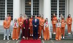 Den Haag 22 februari 2022
De nederlandse medaille winnaars zijn te gast bij Koning Willem Alexander en Koningin Maxima op paleis Noordeinde. Aanwezig oa Irene Schouten Suzanne Schulting Ireen Wust Thomas Krol Antoinette de Jong Marijke Groenewoud Selma Poutsma Yara v kerkhof Xandra Velzeboer Kimberley Bos Patrick Roest en Kjeld Nuis