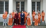 Den Haag 22 februari 2022
De nederlandse medaille winnaars zijn te gast bij Koning Willem Alexander en Koningin Maxima op paleis Noordeinde. Aanwezig oa Irene Schouten Suzanne Schulting Ireen Wust Thomas Krol Antoinette de Jong Marijke Groenewoud Selma Poutsma Yara v kerkhof Xandra Velzeboer Kimberley Bos Patrick Roest en Kjeld Nuis