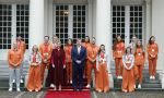 Den Haag 22 februari 2022
De nederlandse medaille winnaars zijn te gast bij Koning Willem Alexander en Koningin Maxima op paleis Noordeinde. Aanwezig oa Irene Schouten Suzanne Schulting Ireen Wust Thomas Krol Antoinette de Jong Marijke Groenewoud Selma Poutsma Yara v kerkhof Xandra Velzeboer Kimberley Bos Patrick Roest en Kjeld Nuis