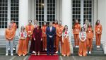 Den Haag 22 februari 2022
De nederlandse medaille winnaars zijn te gast bij Koning Willem Alexander en Koningin Maxima op paleis Noordeinde. Aanwezig oa Irene Schouten Suzanne Schulting Ireen Wust Thomas Krol Antoinette de Jong Marijke Groenewoud Selma Poutsma Yara v kerkhof Xandra Velzeboer Kimberley Bos Patrick Roest en Kjeld Nuis