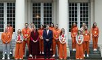 Den Haag 22 februari 2022
De nederlandse medaille winnaars zijn te gast bij Koning Willem Alexander en Koningin Maxima op paleis Noordeinde. Aanwezig oa Irene Schouten Suzanne Schulting Ireen Wust Thomas Krol Antoinette de Jong Marijke Groenewoud Selma Poutsma Yara v kerkhof Xandra Velzeboer Kimberley Bos Patrick Roest en Kjeld Nuis