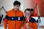 Schiphol 21 februari 2022
De olympische sporters en medaille winnaars komen terug uit Peking en worden gehuldigd in het Hilton Hotel. Patrick Roest
