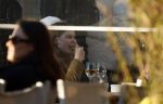 Amsterdam 27 februari 2022
Prinses Eloise op terras in Amsterdam zuid.