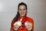 Schiphol 21 februari 2022
De olympische sporters en medaille winnaars komen terug uit Peking en worden gehuldigd in het Hilton Hotel. Suzanne Schulten