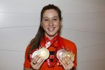 Schiphol 21 februari 2022
De olympische sporters en medaille winnaars komen terug uit Peking en worden gehuldigd in het Hilton Hotel. Suzanne Schulten