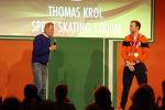 Schiphol 21 februari 2022
De olympische sporters en medaille winnaars komen terug uit Peking en worden gehuldigd in het Hilton Hotel. Thomas Krol met zijn vader