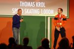 Schiphol 21 februari 2022
De olympische sporters en medaille winnaars komen terug uit Peking en worden gehuldigd in het Hilton Hotel. Thomas Krol met zijn vader