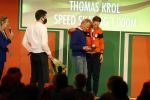 Schiphol 21 februari 2022
De olympische sporters en medaille winnaars komen terug uit Peking en worden gehuldigd in het Hilton Hotel. Thomas Krol met zijn vader