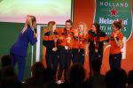 Schiphol 21 februari 2022
De olympische sporters en medaille winnaars komen terug uit Peking en worden gehuldigd in het Hilton Hotel. Yara van Kerkhof, Selma Poutsma, Suzanne Schulting en Xandra Velzeboer