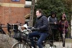 Amsterdam 8 maart 2023
Jacob Derwig leert zijn teksten terwijl hij door Amsterdam zuid fietst
