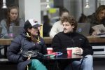 Amsterdam 8 maart 2023
Soy Kroon en Tina de Bruin op terras in Amsterdam zuid