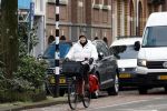 Amsterdam, 13 maart 2023
Chazia Mourali op de fiets in Amsterdam