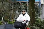 Amsterdam, 13 maart 2023
Chazia Mourali op de fiets in Amsterdam