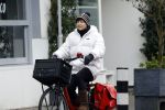 Amsterdam, 13 maart 2023
Chazia Mourali op de fiets in Amsterdam