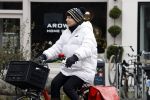 Amsterdam, 13 maart 2023
Chazia Mourali op de fiets in Amsterdam