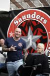 Amsterdam 18 februari 2023
Dean saunders met tatoo shop  op de huishoudbeurs in de rai