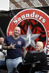 Amsterdam 18 februari 2023
Dean saunders met tatoo shop  op de huishoudbeurs in de rai