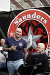Amsterdam 18 februari 2023
Dean saunders met tatoo shop  op de huishoudbeurs in de rai