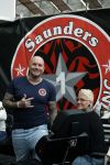Amsterdam 18 februari 2023
Dean saunders met tatoo shop  op de huishoudbeurs in de rai