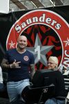 Amsterdam 18 februari 2023
Dean saunders met tatoo shop  op de huishoudbeurs in de rai