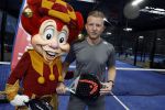 Amsterdam 10 maart 2023
Padel wedstrijd bij Plaza Padel voor het goede doel  Villa Pardoes.
Dirk Kuyt