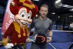 Amsterdam 10 maart 2023
Padel wedstrijd bij Plaza Padel voor het goede doel  Villa Pardoes.
Dirk Kuyt