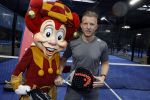 Amsterdam 10 maart 2023
Padel wedstrijd bij Plaza Padel voor het goede doel  Villa Pardoes.
Dirk Kuyt