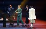 Leusden 6 maart 2023
Uitreiking Edisons in het AFAS theater .
Maan en haar vriend Goldband-zanger Karel Gerlach op de edisons. Goldband is de grote winnaar met m,eerdere edisons