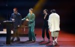 Leusden 6 maart 2023
Uitreiking Edisons in het AFAS theater .
Maan en haar vriend Goldband-zanger Karel Gerlach op de edisons. Goldband is de grote winnaar met m,eerdere edisons